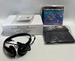 Lenoxx Sound Model BP-102 Stereo Headphones, Disc Cleaner Kit, & Cd Case. Fixed Price $21.00.