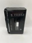 Vtg General Electric Walkman Cassette Am Fm Stereo 3-5473A Working Radio Only. Fixed Price $12.32.