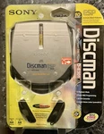 Vintage *sony Discman D-E301 Portable Cd Player Silver Esp Digital Mega Bass Nwb. Fixed Price $160.00.