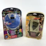 Vtg Coby Portable CX-D50 Cassette Player & CX-CD225 W/ Headset Sealed!. Fixed Price $76.00.