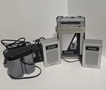 Sanyo M-G37 Vintage Am/fm Stereo Cassette Player Complete W/speakers (for Parts). Fixed Price $65.00.
