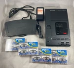 Sony M-2000 Microcassette Transcriber, Foot Pedal, Adapter, And 16 Tapes Tested!. Fixed Price $100.00.