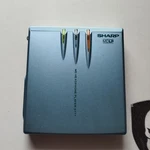 Sharp MD-ST77-A Mini Disk Headphone Player Light Blue Used Only Battery. Fixed Price $75.05.