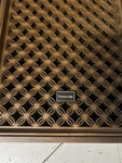 Vtg 1970'S Panasonic Wood Lattice Grill Bookshelf Speakers Un Tested 18X12. Fixed Price $80.00.