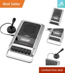 Jensen MCR-100 Retro Cassette Player With 25-HOUR Battery Life & Easy Controls. Fixed Price $57.94.