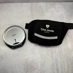Gpx Portable Player CDP1807 Silver W/ Waist Belt Holder Tested. Fixed Price $10.00.