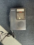 Sony TCM-S64V Vor Fast Playback Cassette Tape Player Handheld Voice Recorder Vtg. Fixed Price $25.00.