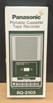 Panasonic RQ-2103 Slimline Cassette Recorder New Open Box Tested & Working. Fixed Price $124.99.