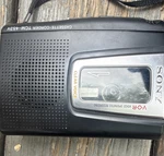 Sony TCM-453V Cassette Voice Activated Recorder W/ Speed Control, Mic & Headpho. Fixed Price $25.99.