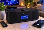 New Aiwa EXOS-5 Wireless Bluetooth Home Speaker Fm/usb/aux + Alarm Clock. Fixed Price $85.00.