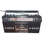 Qfx J-22U Am Fm SW1 SW2 4-BAND Radio Bass Cassette Boom Box Tested. Fixed Price $55.00.