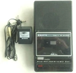 Vtg Sanyo SLIM1 Portable Cassette Tape Player Recorder-ac Power Supply Batter. Fixed Price $29.95.