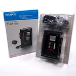 Nib Sony TCM-15V Cassette Recorder Voice Operated W/ Box Tested. Fixed Price $149.99.