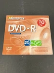 Memorex Dvd+r 10 Pack 16X, 4.7GB, 120 Min With Cases. Fixed Price $9.25.