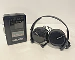 Sony WM-AF42 Walkman Portable Am/fm Radio Cassette Player & MDR-ZX110 Headphones. Fixed Price $21.90.