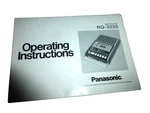 Vintage Operating Instructions Panasonic Tape Recorder RQ-323S. Fixed Price $34.99.