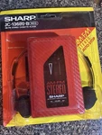 Sharp Cassette Player JC-136(R)-B New In Box. Fixed Price $159.99.