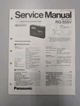 Panasonic RQ-S55V Mini Cassette Service Manual D-5139. Fixed Price $54.95.