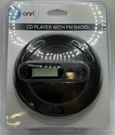 Portable Player Fm Radio Earbuds Battery Operated Anti Skip Lcd Display Onn. Fixed Price $39.99.