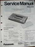 Panasonic RQ-J33 Service Manual Cassette Tape Player Original. Fixed Price $19.99.