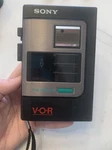 1984 Sony TCM-37V V.o.r. Voice Operated Activated Recording Recorder, For Parts. Fixed Price $7.49.