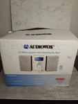 Audiovox Microsystem Stereo With Ipod Dock Open Box 2007 CD6229I Tested. Fixed Price $149.99.