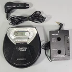 Philips Portable Cd Player AZT9505/17 Digital Fm Am Car Cassette Adapter Bundle. Fixed Price $43.99.