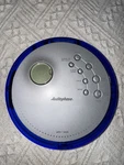 Audiophase Portable Player CDM-375 Vintage MP3 Silver Blue Untested / Is. Fixed Price $12.35.