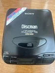Sony Discman D-33 Black Dual D/a Converter Syestem Cd Compact Player Mega Bass. Fixed Price $39.99.