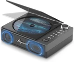 Leapwell Portable Cd Player Bluetooth Usb Fm Rechargeable Compact Retro Black. Fixed Price $98.99.