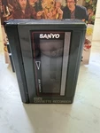 Vintage Sanyo M1012A Portable Mini Cassette Recorder Battery Tested. Fixed Price $24.99.