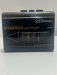Vintage Emerson CS15 Cassette Tape Player Black Stereo Automatic Stop System. Fixed Price $21.24.