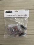 Jensen Am/fm Jail Prison Portable Radio W/ Headphones Clear, See-thru Case New. Fixed Price $16.73.