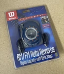 Wilson WT33R Am/fm Auto Reverse Stereo Cassette Player Walkman Bass Boost. Fixed Price $72.00.