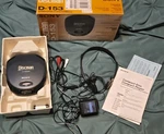 Vtg. Sony Discman D-153 Portable Cd Player, Complete With Its Original Box. Fixed Price $74.96.
