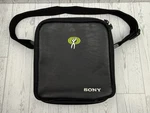 Sony Discman Cd Carry Case W/ Sleeves Strap Black Faux Leather Projects Bag. Fixed Price $18.73.
