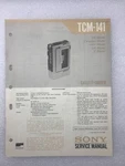 Original Oem Sony TCM-141 Service Manual Repair Cassette Corder 1981. Fixed Price $19.99.