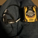 Panasonic Shock Wave RQ-SW30 Stereo Radio Cassette Player Xbs Yellow & Headphone. Fixed Price $9.99.