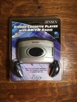 New Sealed Jensen SCR-60 Stereo Cassette Player Am/fm Tuner Headphones. Fixed Price $24.00.