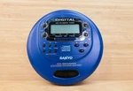 Sanyo CDP437 Portable Player Am/fm Radio Digital Tuner Blue Works. Fixed Price $85.00.