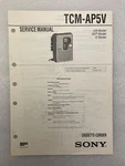 Sony TCM-AP5V Original Service Manual Repair Cassette Corder Walkman 1997. Fixed Price $14.88.