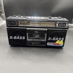 Qfx J-22U Bt Retro AM/FM/SW1/2 4-BAND Radio Cassette Graphic Equalizer. Fixed Price $39.99.