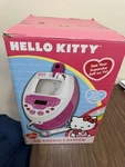 Hello Kitty Karaoke Machine System Cd Player Screen Pink White Retro. Fixed Price $39.99.