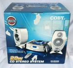 New Nos Vtg Coby Stereo System CX-CD385 2005. Fixed Price $199.99.