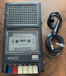 Vtg Sony Cassette-corder TC-66 Tape Player Recorder W/ Case & Microphone Works!!. Fixed Price $84.68.