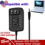 Dc In 9-12V Ac Adapter For Venturer Dvd PVS3361 Power Supply Charger. Fixed Price $13.33.