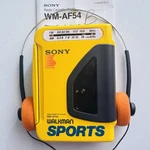 Sony Walkman WM-AF54 Sports Yellow Cassette Player New Belts Reconditioned. Fixed Price $179.95.