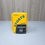 Vintage Sony Sports Walkman WM-A52 Yellow Cassette Player Solar Alarm Clock. Fixed Price $65.00.