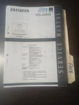 Aiwa HS-JX859 Service Manual Original Repair Book Stereo Radio Cassette Recorder. Fixed Price $49.99.
