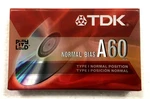 Tdk 60 Vintage Audio Cassette Blank Sealed Made Thailand Type - New. Fixed Price $11.99.